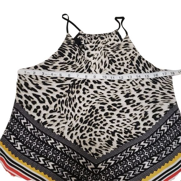 IZ Byer Bandana Style Multiprint Multicolor Top Size M - Picture 5 of 10